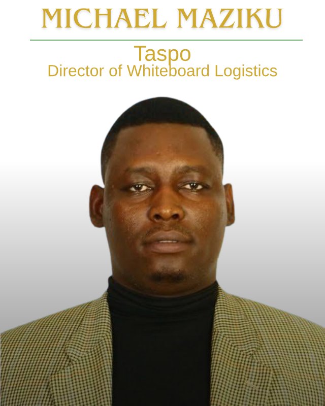 Michael Maziku, Director of Whiteboard Logistics and Maintenance at TASPO